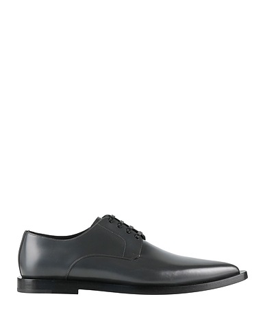 DOLCE&GABBANA Laced shoes Lead Leather