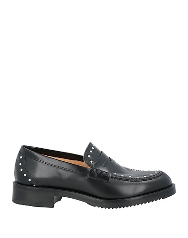 MARINA RINALDI Loafers Black Textile fibers