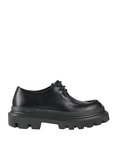 DOLCE&GABBANA Laced shoes Black Leather
