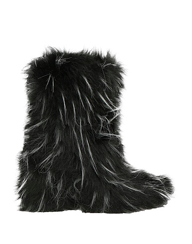 MSGM Botín NERO Fibras textiles