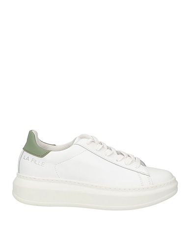 LA FILLE des FLEURS Sneakers Cream Leather