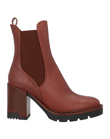LORENZO MARI Ankle boot Brown Leather