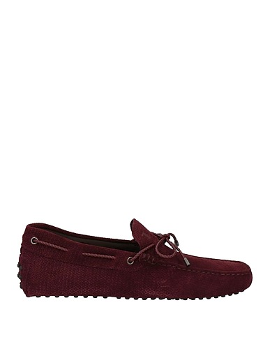 TOD'S Mokassins Bordeaux Leder