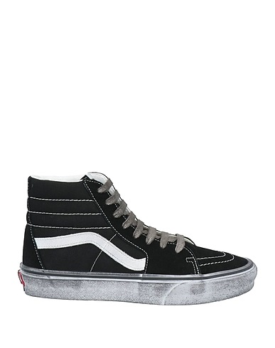 VANS Sneakers Black Leather, Textile fibers