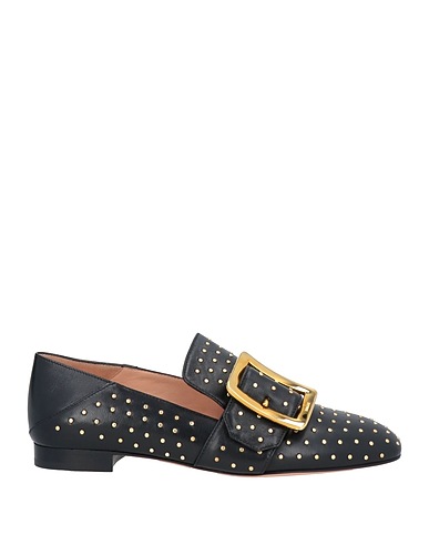 BALLY Loafers Black Lambskin