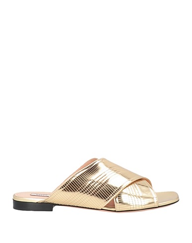 BALLY Sandalen Gold Kalbsleder
