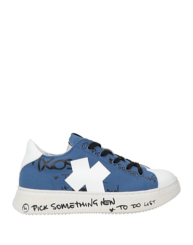 IXOS Sneakers Pastel blue Leather, Textile fibers