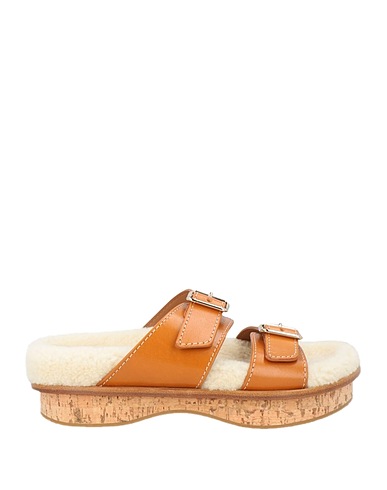 CHLOÉ Mules and clogs Tan Leather