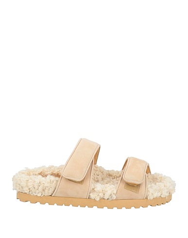 GIA BORGHINI Sandals Beige Leather