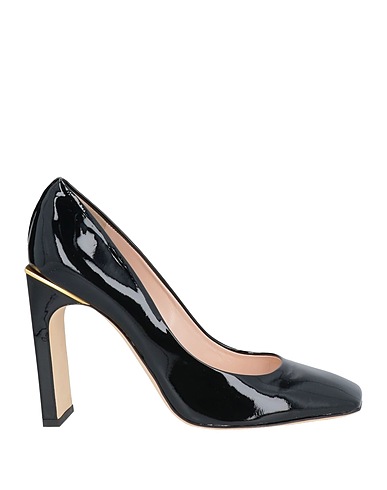 POLLINI Pumps Schwarz Leder