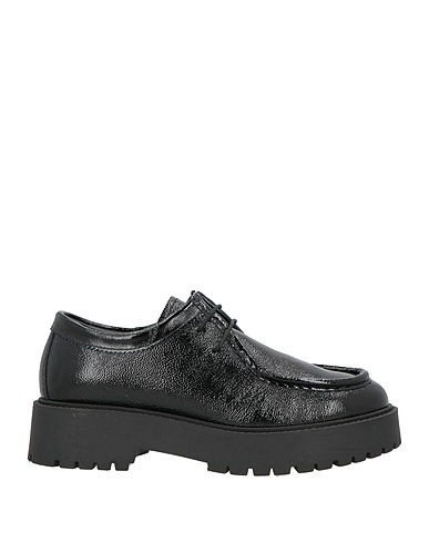 NERO GIARDINI Laced shoes Black Leather