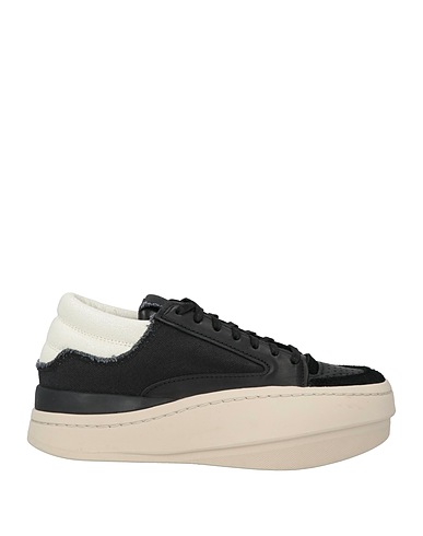 Y-3 Sneakers Black Leather, Textile fibres