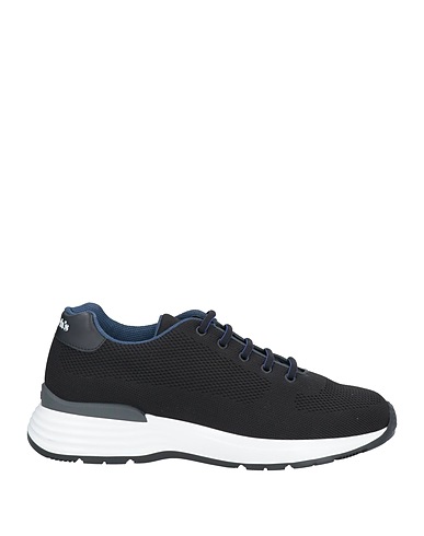 CHURCH'S Sneakers Black Textile fibres, Leather