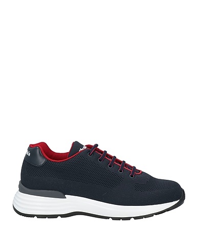 CHURCH'S Sneakers Blu notte Fibre tessili, Pelle