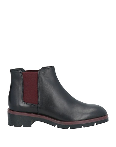TOD'S ショートブーツ ブラック 革（なめし加工）