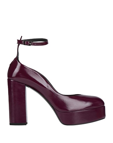 FABI Pump Plum Leather