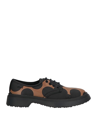 CAMPER Laced shoes Camel Leather