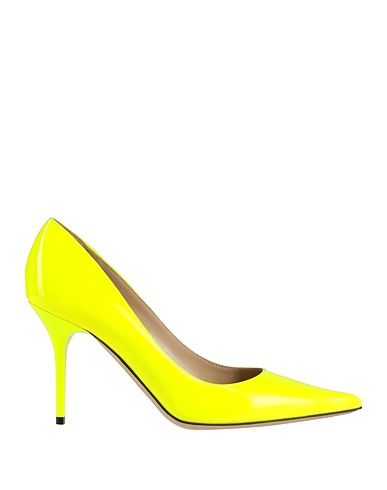 JIMMY CHOO Pump Lime green Textile fibers