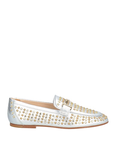 TOD'S Mokassins Silber Leder