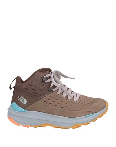 THE NORTH FACE Stivaletti Khaki Fibre tessili, Pelle