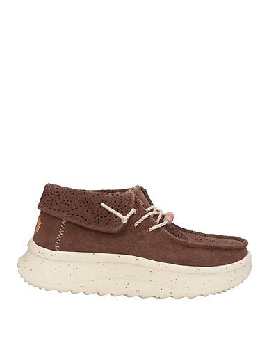 HEY DUDE Ankle boot Dark brown Leather