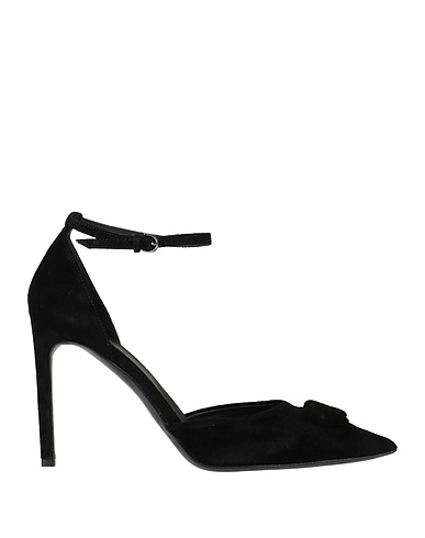 DEL CARLO Court Black Leather