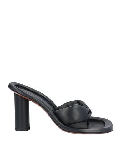 AMBUSH Flip flops Black Leather