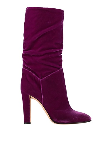 ALBERTA FERRETTI Boots Mauve Textile fibres