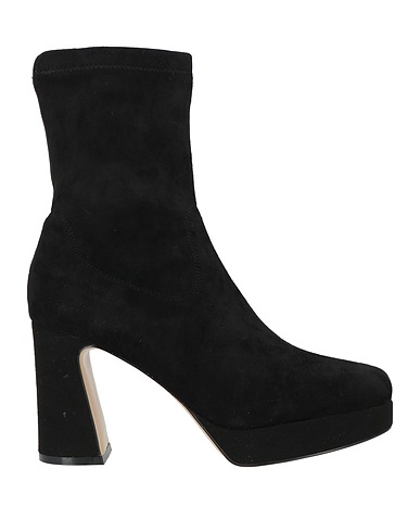 EMANUÉLLE VEE Stiefelette Schwarz Gewebefasern