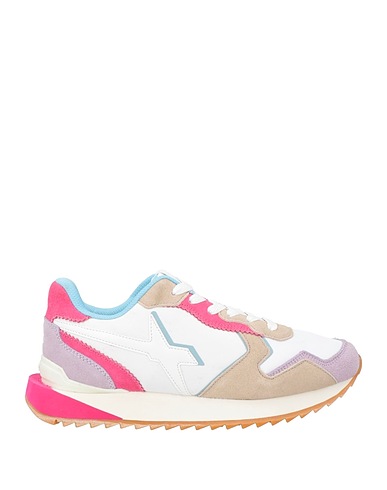 W6YZ Sneakers White Textile fibres, Leather
