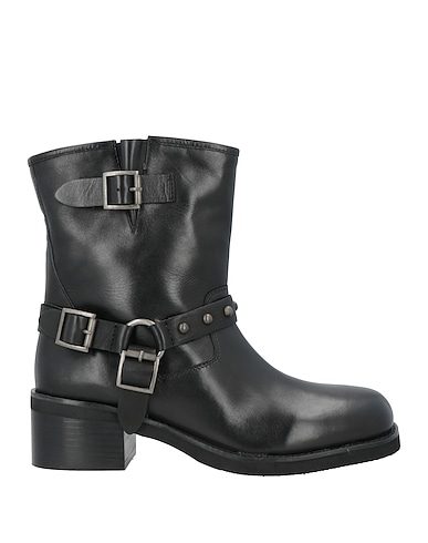 EMANUÉLLE VEE Ankle boot Black Cow leather