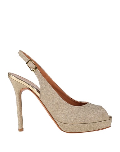 BAILLY Sandals Platinum Textile fibers