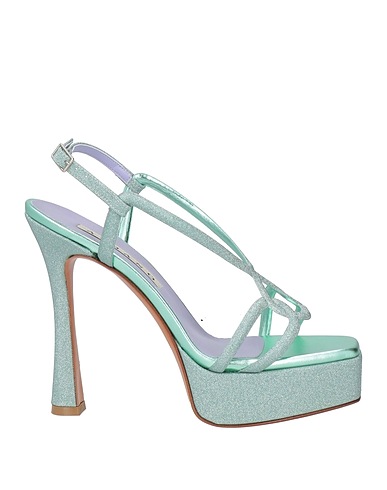 ALBANO Sandals Turquoise Textile fibres