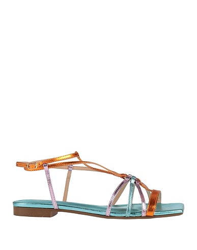 MISS UNIQUE Sandals Copper Leather