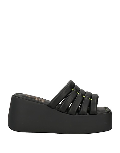 OA NON-FASHION Sandals Black Leather