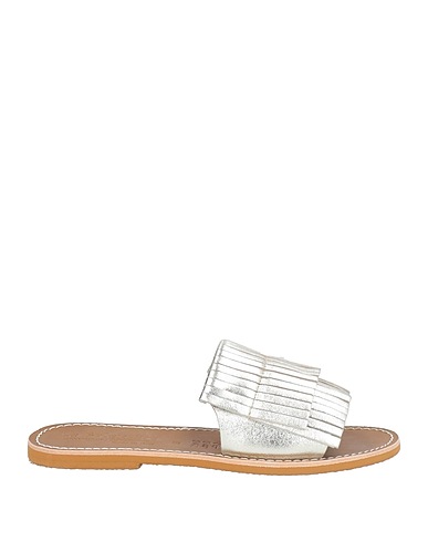 LE SALENTINE Sandalen Silber Kalbsleder