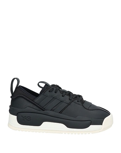 Y-3 Sneakers Black Leather, Textile fibres