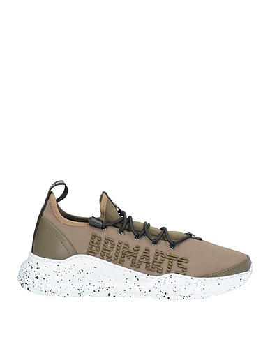 BRIMARTS Sneakers Verde militare Pelle, Fibre tessili