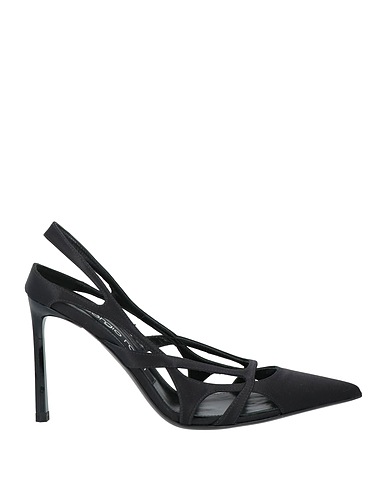 SERGIO ROSSI Court Black Textile fibres