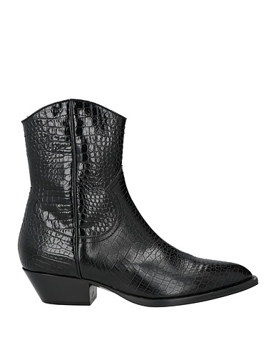PHILOSOPHY di LORENZO SERAFINI Stiefelette Schwarz Leder