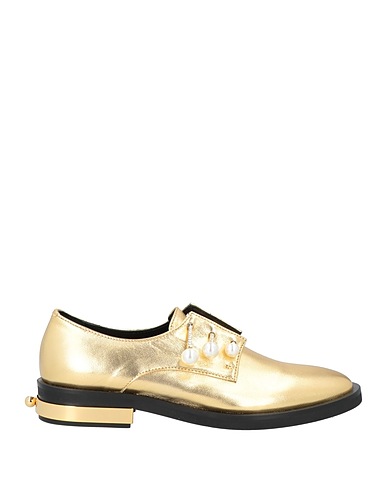 COLIAC MARTINA GRASSELLI Loafers Gold Leather