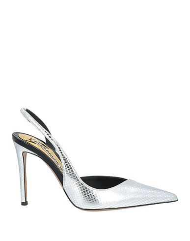 ALEXANDRE VAUTHIER Pump Silver Textile fibers