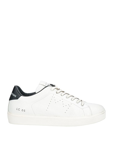 LEATHER CROWN Sneakers Bianco Pelle
