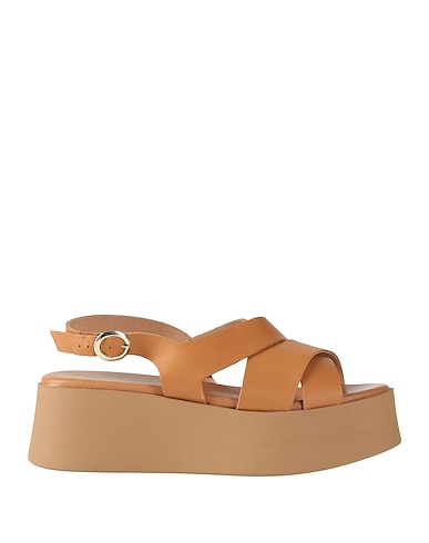 FRAU Sandals Camel Leather