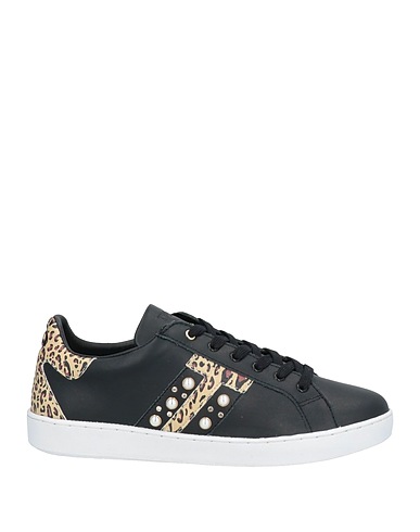 TWINSET Sneakers Black Leather, Other Fibres
