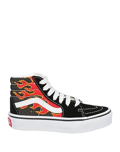 VANS Sneakers Noir Cuir, Fibres textiles