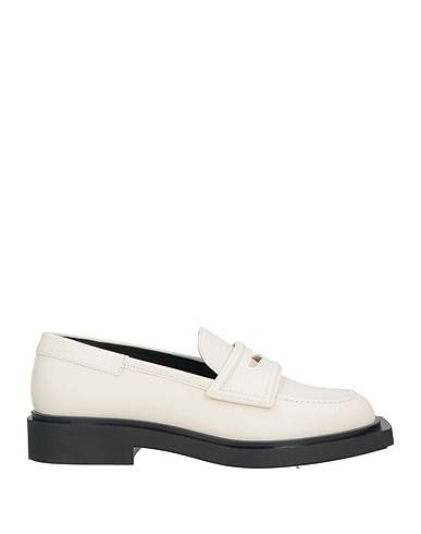 3JUIN Loafers Ivory Leather