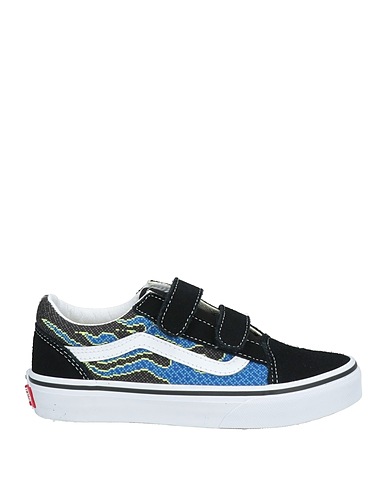 VANS Sneakers Black Leather, Textile fibres
