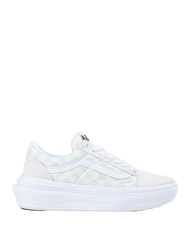 VANS Sneakers White Leather, Textile fibers