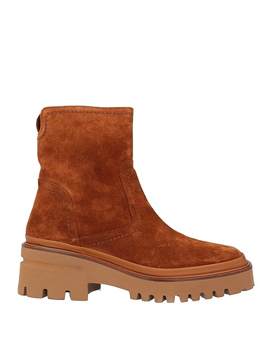 PONS QUINTANA Ankle boot Tan Leather